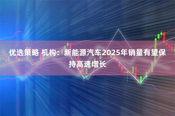 优选策略 机构：新能源汽车2025年销量有望保持高速增长