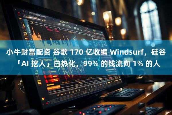 小牛财富配资 谷歌 170 亿收编 Windsurf，硅谷 「AI 挖人」白热化，99% 的钱流向 1% 的人